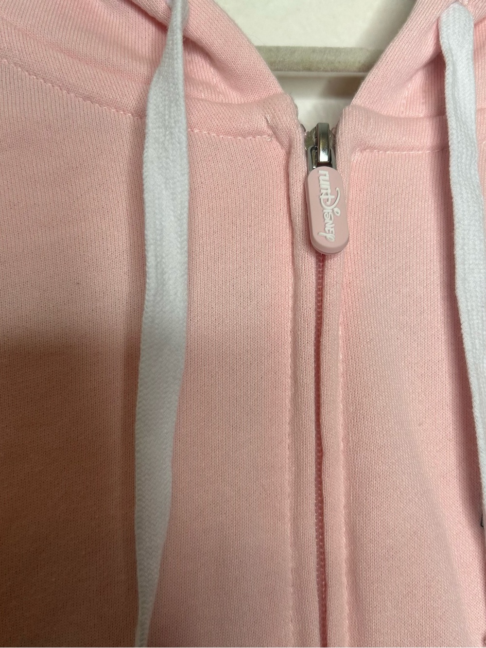 Disney runDisney Two Course Challenge 2025 Pink Zip Hoodie Size M - Picture 7 of 7